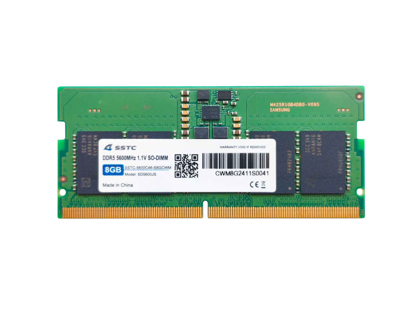SSTC DDR5 SO-DIMMM 5600MHz-1.1V 8GB/16GB