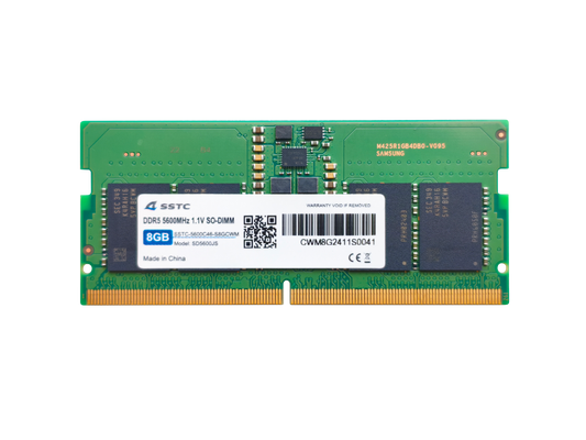 SSTC DDR5 SO-DIMMM 5600MHz-1.1V 8GB/16GB