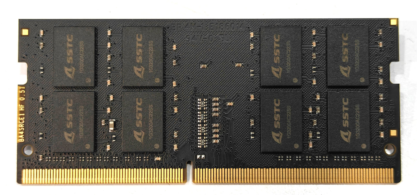 SSTC DDR4 SO-DIMMM 3200MHz-1.2V 8GB/16GB - S3200A-C22