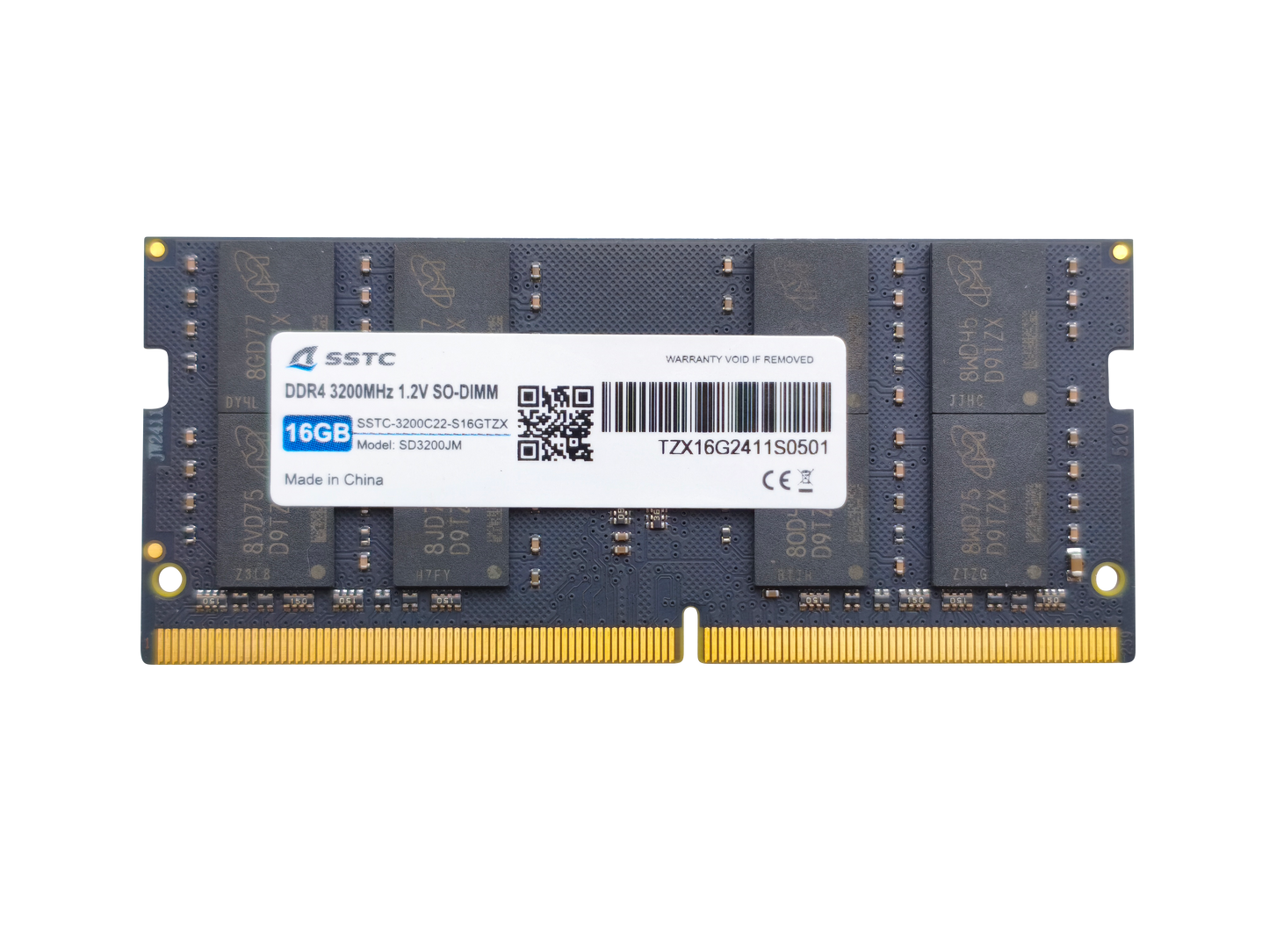 SSTC DDR4 SO-DIMMM 3200MHz-1.2V 8GB/16GB/32GB